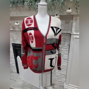 WSU 90s vintage Sweater/cardigan, size small